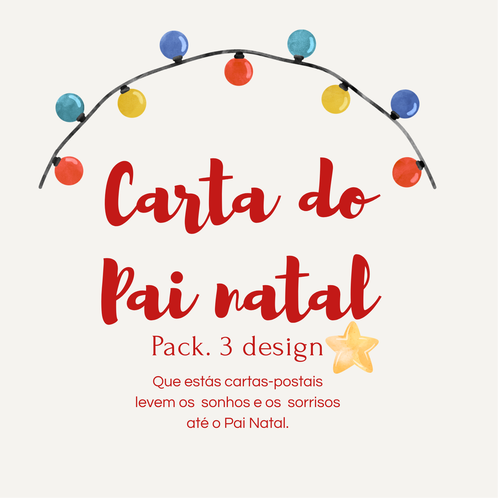 Pack. Carta de Pai Natal