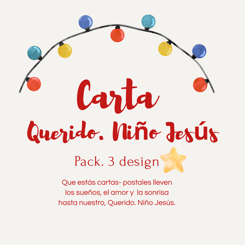 Carta/ Querido Niño Jesus. Pack