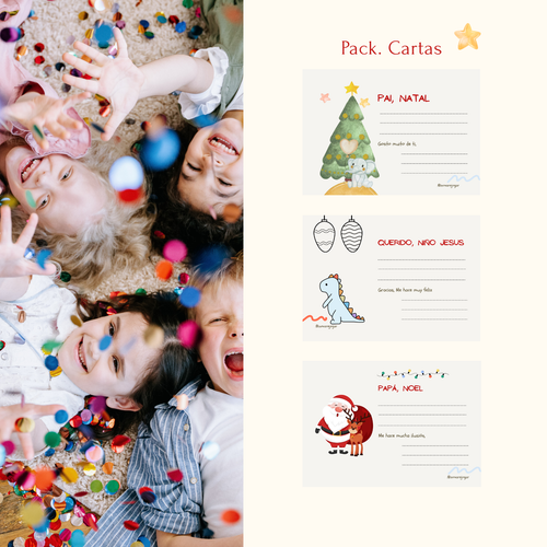 Carta de Papá Noel. Pack