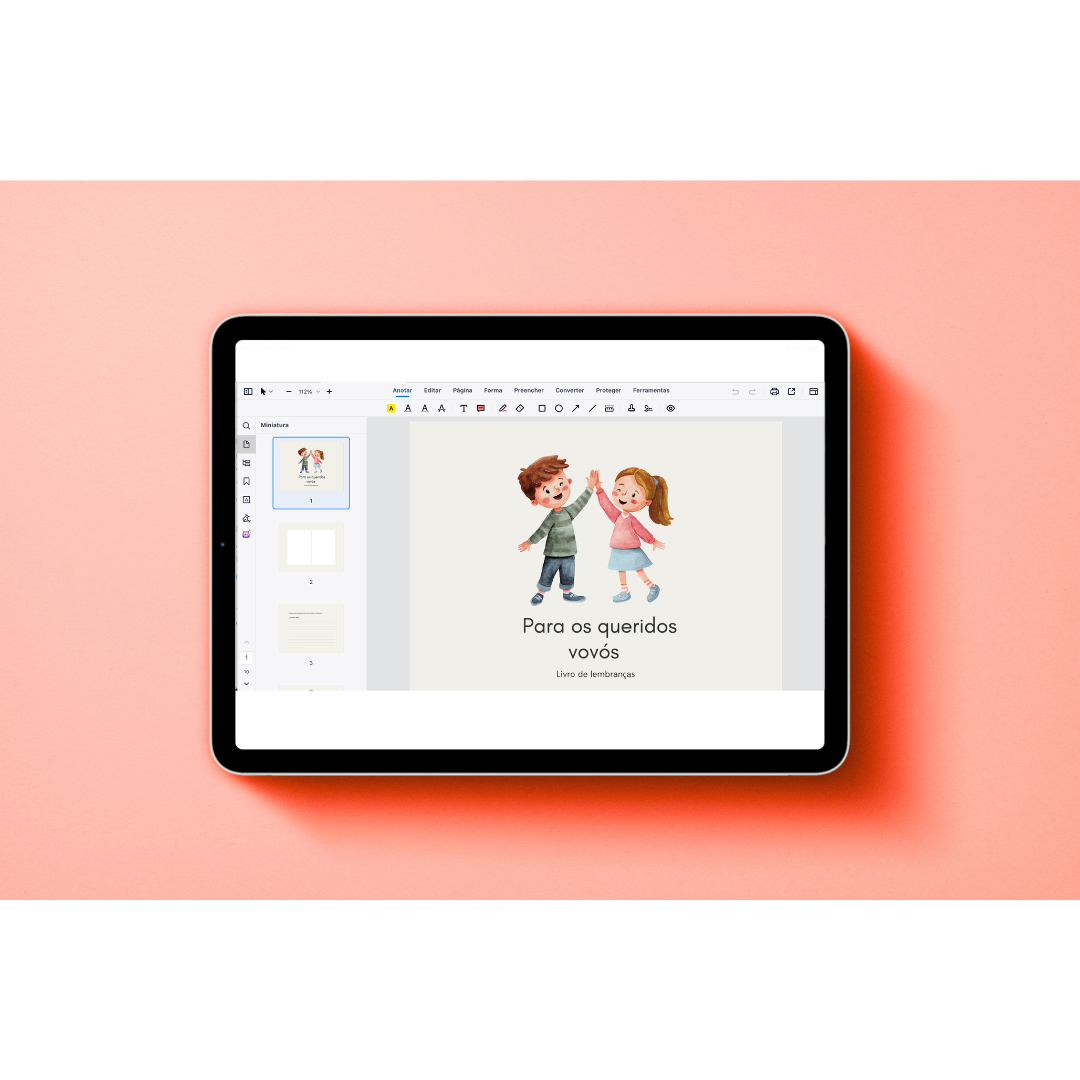 Livro de Lembranças. Queridos vovós